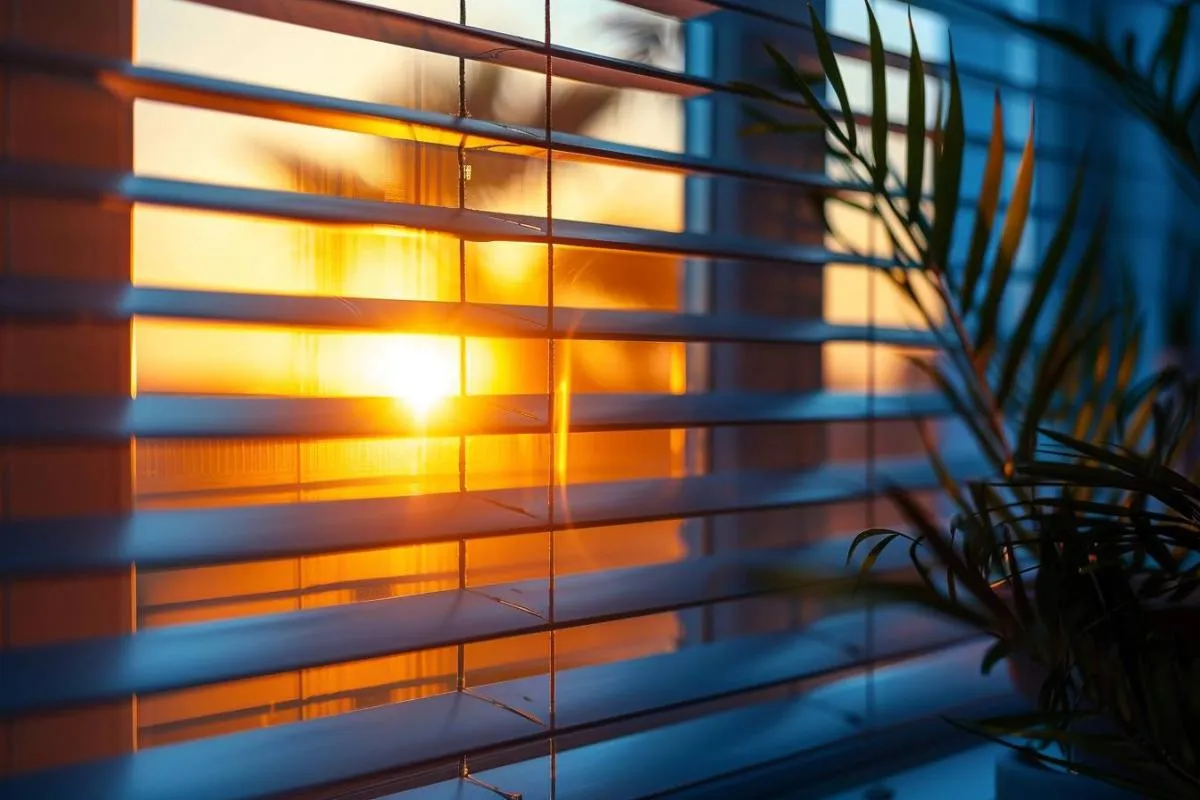 Confort d'été — lumière naturelle filtrée par des protections solaires